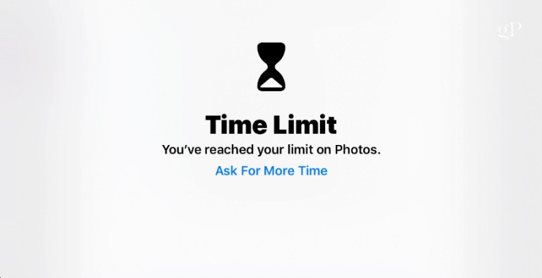 Time Limit on iPad